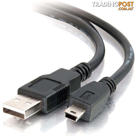 Alogic USB2-01-MAB 1m USB 2.0 Type A to Type B Mini Cable - Male to Male - Alogic - 9319866179197 - USB2-01-MAB