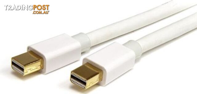 StarTech MDPMM3MW 3m 10ft White Mini DisplayPort Cable M/M - StarTech -...