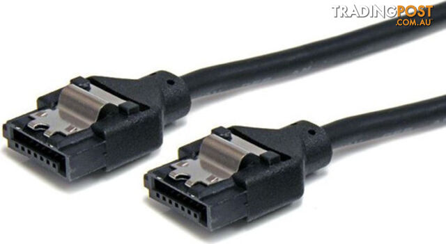 StarTech LSATARND24 24in Latching Round SATA Cable - StarTech - 065030845618 -...