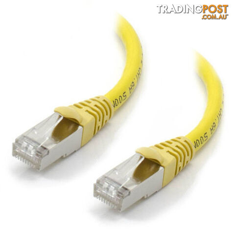 Alogic C6A-02-Yellow-SH 2m Yellow 10G Shielded CAT6A LSZH Network Cable - Alogic - 9350784005984 - C6A-02-Yellow-SH