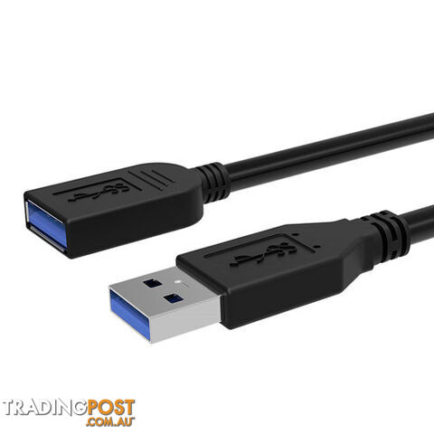 Simplecom CA305 0.5M USB 3.0 SuperSpeed Extension Cable Insulation Protected...
