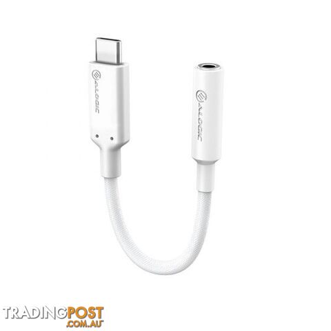 Alogic ELPC35A-WH Elements PRO USB-C to 3.5mm Audio Adapter - White - Alogic - 9350784019387 - ELPC35A-WH