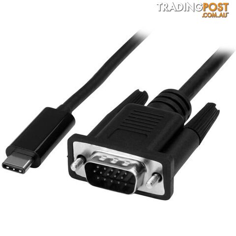 StarTech CDP2VGAMM2MB 2M (6 FT.) USB-C To VGA Adapter Cable - StarTech -...