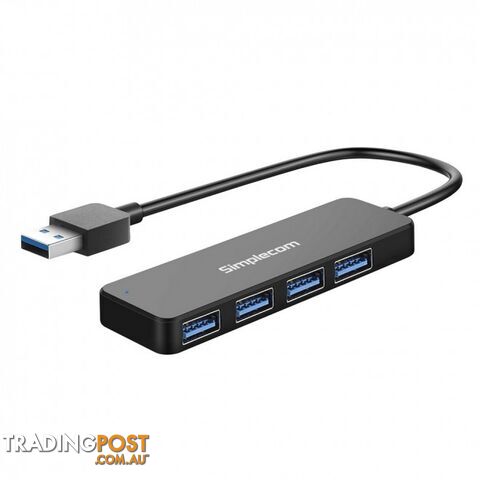 Simplecom CH342 USB 3.0 (USB 3.2 Gen 1) SuperSpeed 4 Port Hub for PC Laptop - Simplecom - 9350414002420 - CH342