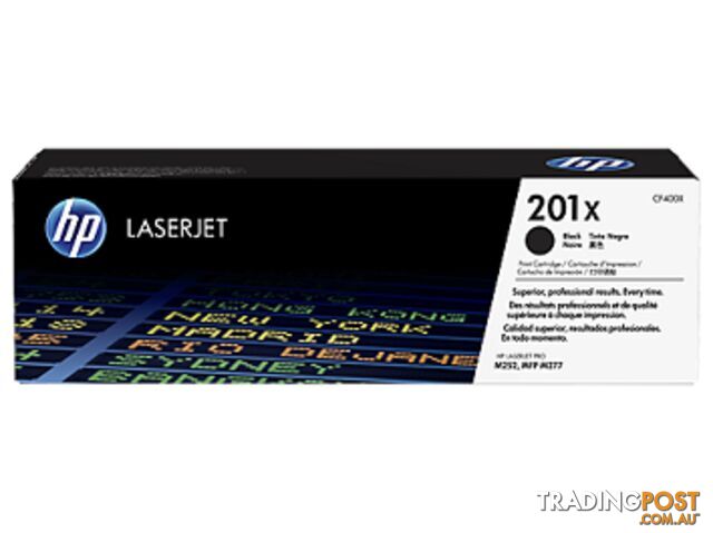 HP 201X High Yield Black Original LaserJet Toner Cartridge (CF400X) - HP - 888793237984 - CF400X