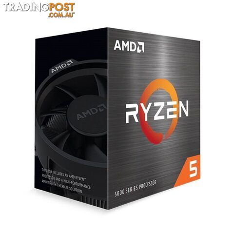 AMD 100-100000457BOX Ryzen 5 5500 6-Core 12 Threads AM4 3.6GHz CPU Processor With Wraith Stealth Cooler - AMD - 730143314121 - 100-100000457BOX