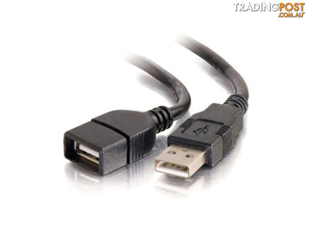 Alogic USB2-0.5-AA 0.5m USB 2.0 Type A to Type A Extension Cable - Male to Female - Alogic - 9350784002693 - USB2-0.5-AA