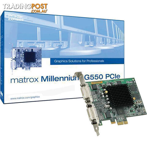 Matrox G55-MDDE32F Millennium G550 PCIe Graphics Card - Matrox - 790750208879 - G55-MDDE32F