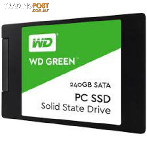 WD WDS240G3G0A Green 240GB 2.5" SATA SSD - WD - 718037894287 - WDS240G3G0A