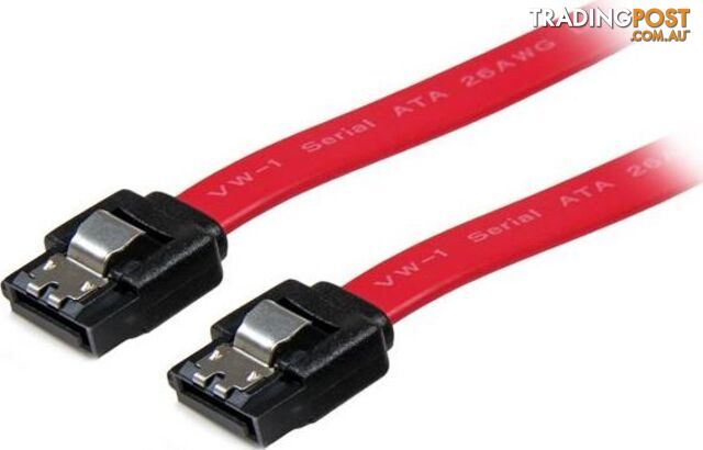 StarTech LSATA18 18in Latching SATA Cable - StarTech - 065030818896 - LSATA18