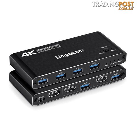Simplecom KM420 2 Port HDMI KVM Switch - Simplecom - 9350414002901 - KM420