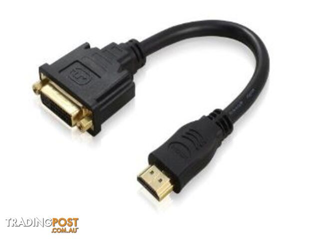 Alogic HDMI-DVI-15MF 15cm HDMI (M) to DVI-D (F) Adapter Cable - M to F - Alogic - 9350784001849 - HDMI-DVI-15MF