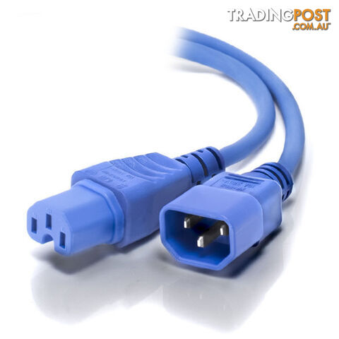 Alogic MF-C14C15-1.5-BLU 1.5m IEC C14 to IEC C15 High Temperature - Male to...