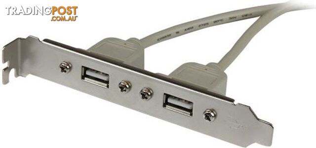 StarTech USBPLATE 2 Port USB A Slot Plate Adapter - StarTech - 065030778886 - USBPLATE - photo 2 of 2