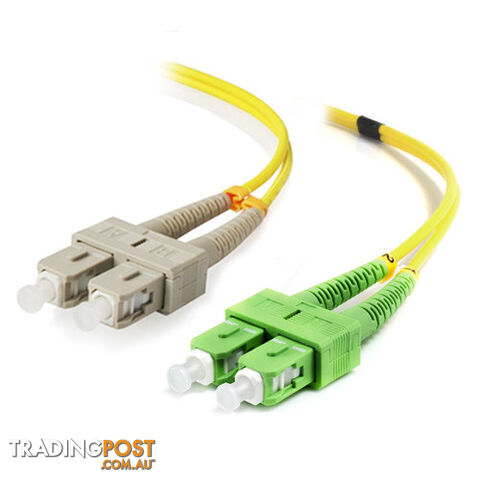 Alogic SCASC-01-OS2 1M SCA-SC Single Mode Duplex LSZH Fibre Cable 09/125 OS2 -...
