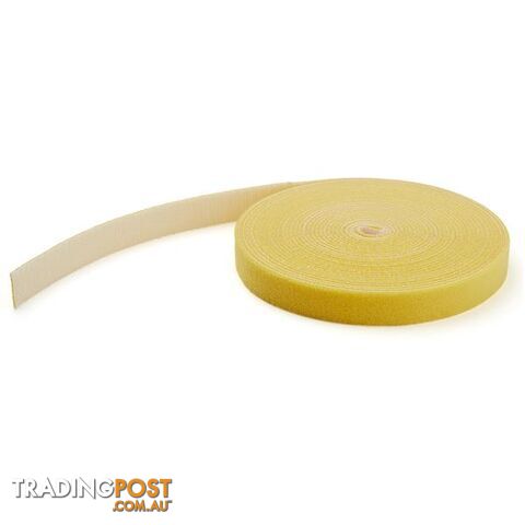 Startech HKLP25YW Cable Hook and Loop 7.6 m Yellow - StarTech - 065030861212 -...