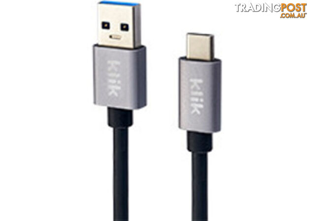 Comsol KAC25BK 2.5m USB3.0 Type A Male to USB Type C Male Cable - Comsol -...