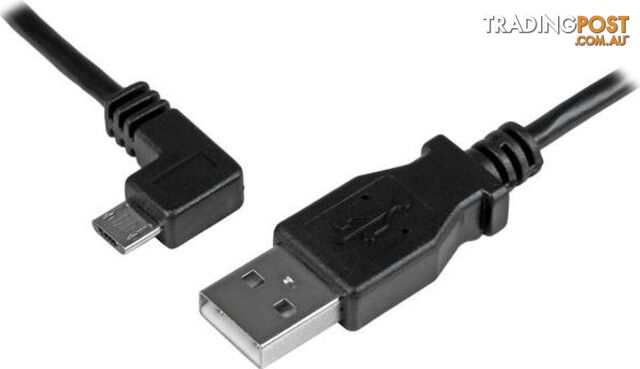 StarTech USBAUB1MLA 3ft Angled Micro-USB Charge & Sync Cable - StarTech - 065030863148 - USBAUB1MLA