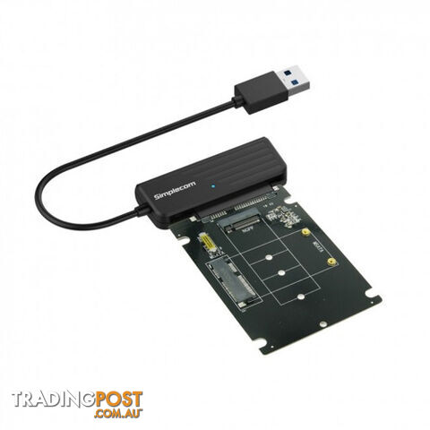 Simplecom SA225 USB3.0 to mSATA + M.2 (NGFF B Key) 2 In 1 Combo Adapter - Simplecom - 9350414001591 - SA225