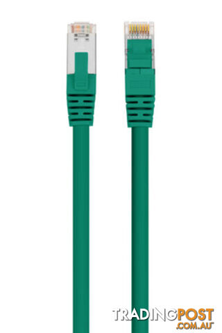 Comsol SSTP-01-C8-GRN 1 Metre 40GbE Cat 8 S/FTP Shielded Patch Cable LSZH -...