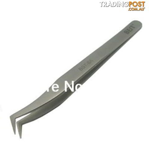 Swiss Pattern Thin Hooked Tweezers BST-6A - Generic - 038097000962 - BST-6A