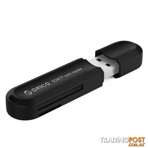 Orico CRS21-BK USB3.0 TF/SD Card Reader-Black - Orico - 6954301185963 - CRS21-BK