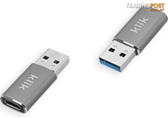 Klik KACAD USB-A Male to USB-C Female USB3.0 Adapter - Klik - 9332902024596 - KACAD