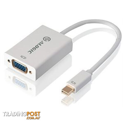 Alogic MDP-VGA-AIC 15cm Mini Display Port Male to VGA Female Adaptor - Alogic - 9319866027832 - MDP-VGA-AIC