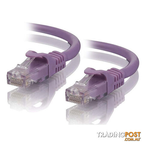 Alogic C6-01-Purple 1m CAT6 Straight - Purple - Alogic - 9319387246538 - C6-01-Purple