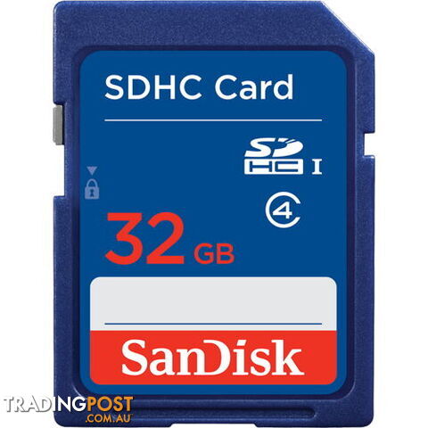 SanDisk SDSDB-032G-B35  32GB SDHC Memory Card Class 4 - Sandisk - 619659058500 - SDSDB-032G-B35
