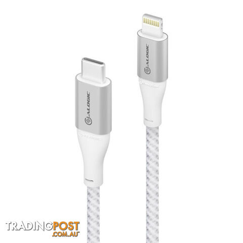 Alogic USB-C to Lightning 1.5m Silver ULC8P1.5-SLV - Alogic - 9350784017277 -...