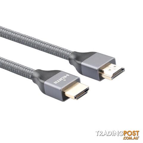 8ware HDMI2R5 Premium HDMI 2.0 Cable 5m 19 pins Male to Male UHD 4K - 8ware - 0750258579857 - HDMI2R5