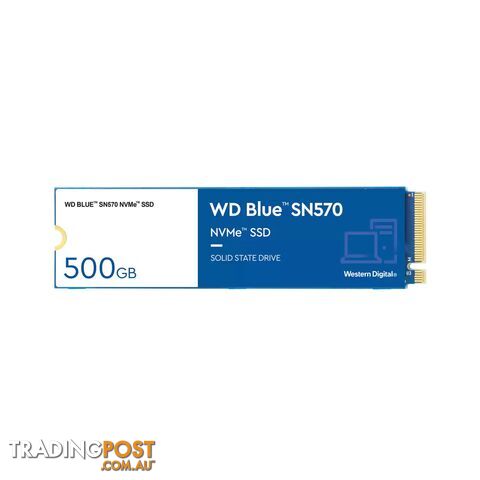 WD WDS500G3B0C Western Digital WD Blue SN570 500GB NVMe SSD - WD - 718037883878 - WDS500G3B0C