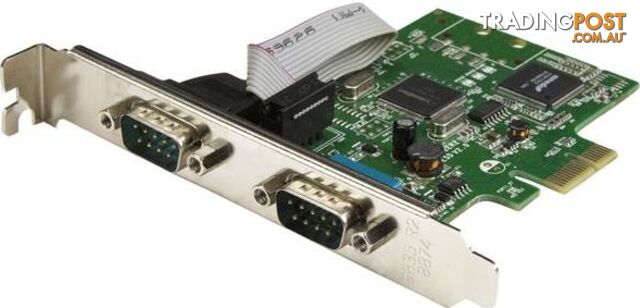 StarTech PEX2S1050 2-Port PCIe Serial Card w/ 16C1050 UART - StarTech - 065030868297 - PEX2S1050