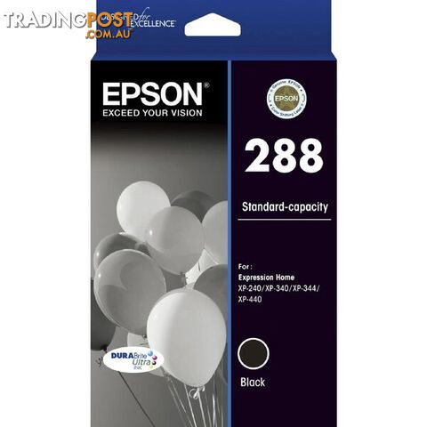 EPSON C13T305192 288 Std Black Durabrite Durabrite Ink - Epson - 9314020619205 - C13T305192