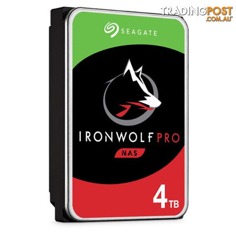 Seagate ST4000NE001 IronWolf Pro NAS HDD 3.5" 4TB SATA 7200RPM - Seagate - 763649125137 - ST4000NE001