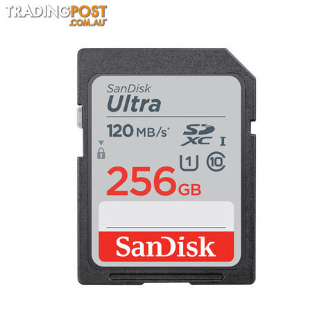 Sandisk SDSDUN4-256G-GN6IN Ultra SDHC SDXC UHS-I Memory Card - Sandisk - 0619659182991 - SDSDUN4-256G-GN6IN