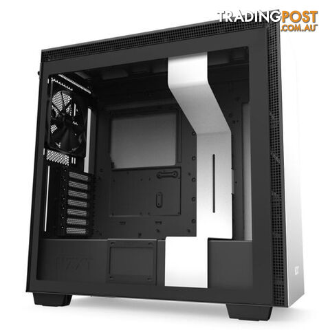 NZXT CA-H710B-W1 Matte White H710 Mid Tower Chassis - NZXT - 815671014689 - CA-H710B-W1