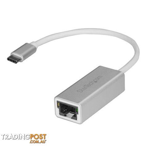 StarTech US1GC30A USB-C to Gigabit Network Adapter -Silver - StarTech - 065030863278 - US1GC30A