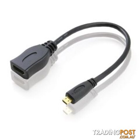 Alogic HDMI-MICRO-ADPCL 15cm Micro HDMI (M) to HDMI (F) Adapter - M to F - Alogic - 9319865964954 - HDMI-MICRO-ADPCL