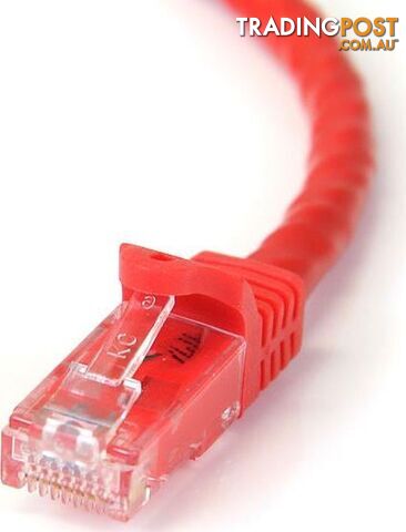 StarTech N6PATC3MRD 3m Red Snagless UTP Cat6 Patch Cable - StarTech -...