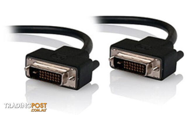 Alogic DVI-DL-02B-MM 2m 4k DVI-D Dual Link Digital Video Cable M-M Retail...