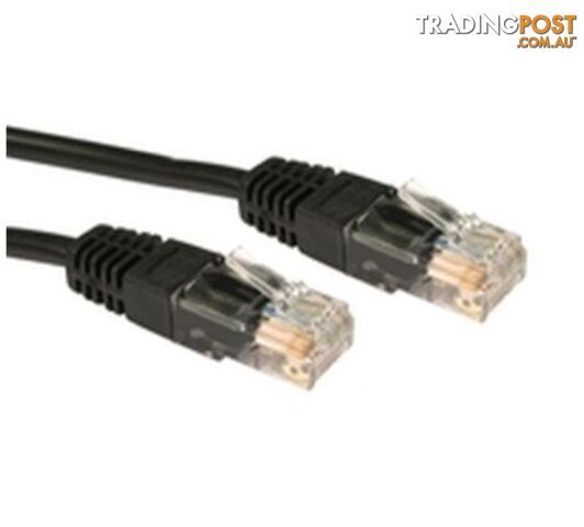 AKY CB-CAT6A-0.5BK Cat6A Gigabit Network Patch Lead Cable 0.5M Black - AKY - 707959755110 - CB-CAT6A-0.5BK