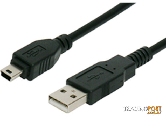 Comsol USB2-AMB-01 1M USB 2.0 cable type A male-Mini B male - 480Mbps - Comsol - 9332902007643 - USB2-AMB-01