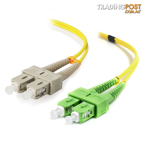 Alogic SCASC-03-OS2 3m SCA-SC Single Mode Duplex LSZH Fibre Cable 09/125 OS2 -...