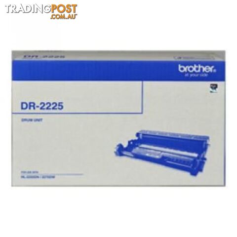 Brother DR2225 mono laser Drum Unit up to 12 000 Pages DR-2225 - Brother - 4977766689205 - DR-2225