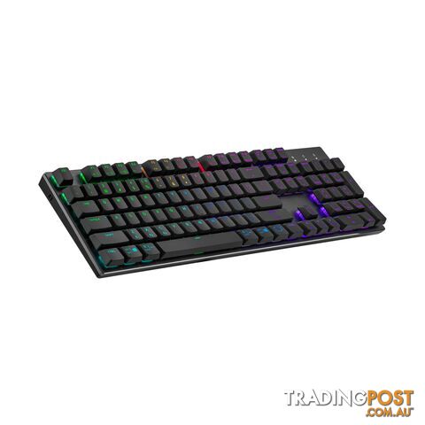 Cooler Master SK-653-GKTR1-US Masterkeys SK653 RGB RED Low Profile Switches Mechanical Keyboard - Cooler Master - 0884102082719 - SK-653-GKTR1-US