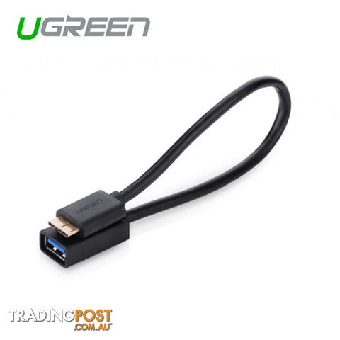 UGREEN ACBUGN10816 Micro USB 3.0 OTG Cable For Samsung Note 3/S4/S5 Black - Ugreen - 6957303818167 - ACBUGN10816