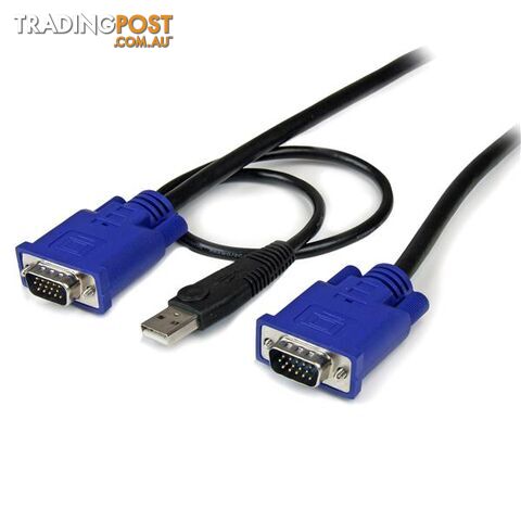 StarTech SVECONUS6 6 ft 2-in-1 Ultra Thin USB KVM Cable - StarTech - 065030804721 - SVECONUS6
