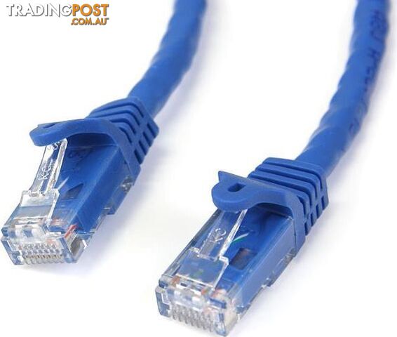 StarTech N6PATC5MBL 5m Blue Snagless Cat6 UTP Patch Cable - StarTech -...